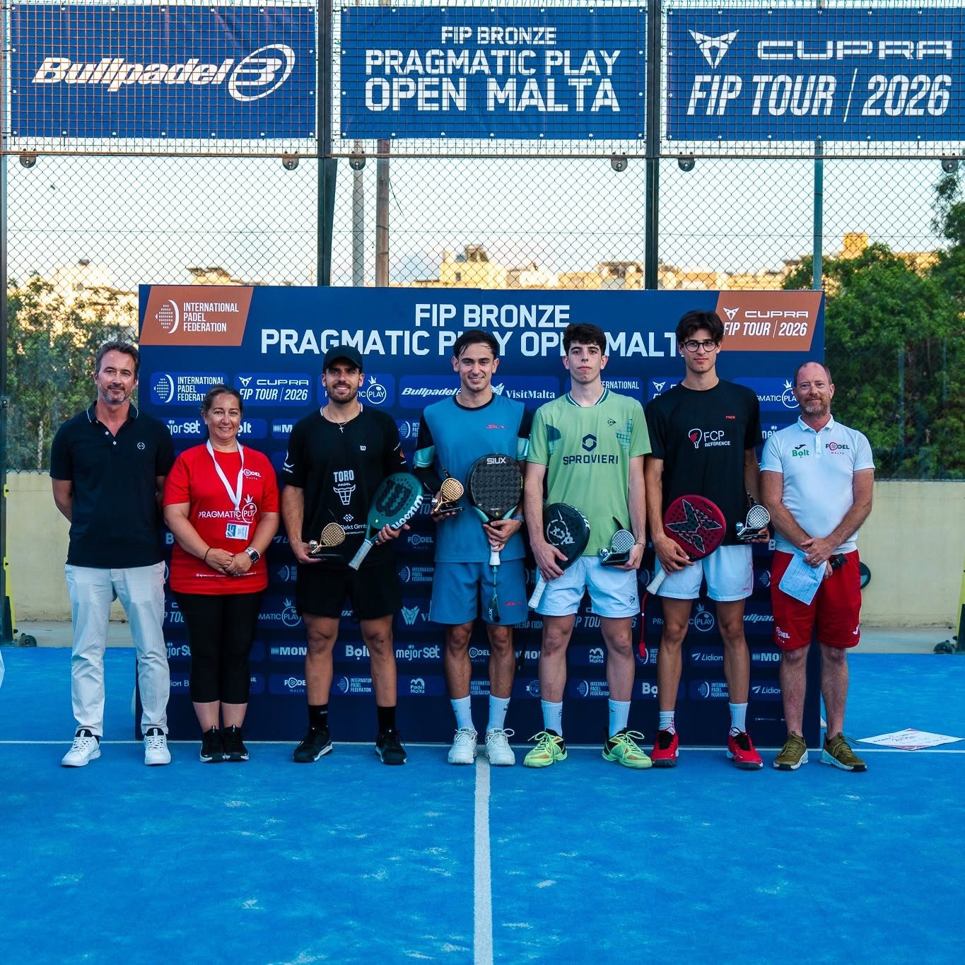 Prize giving at the FIP Bronze Pragmatic Play Open Malta